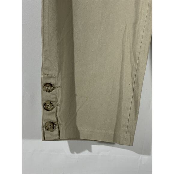 Mountain Lake Wide Leg Cropped Pants Womens Size 10 Khakis - Picture 3 of 6